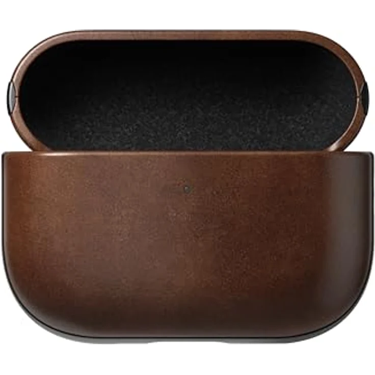 Nomad Modern Leather Case für AirPods Pro (3. Generation), Echtleder und Polycarbonat, kabelloses Laden, Rustic Brown – Bild 7