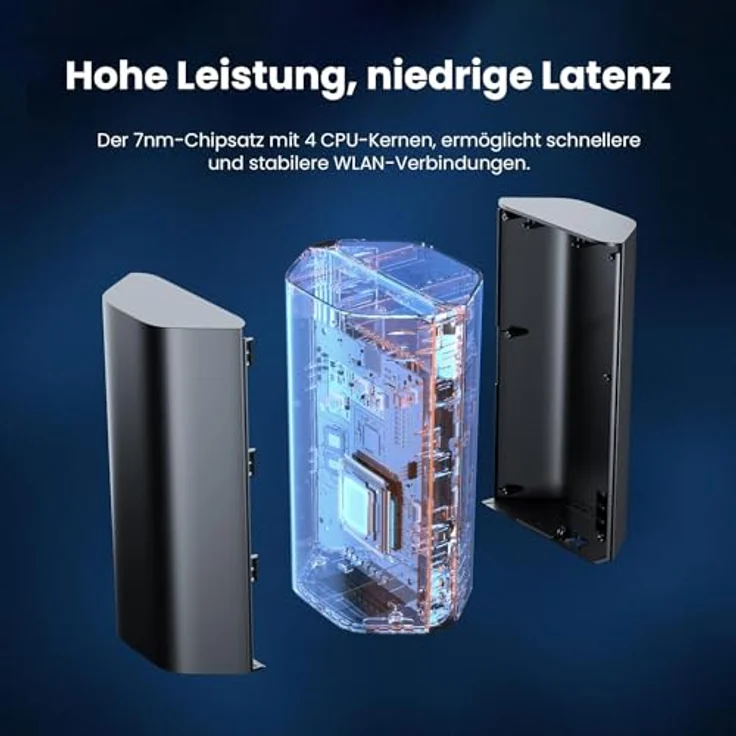 Tenda 5G03 5G NR LTE WLAN Router für Nano-SIM-Karte (AX1800 CAT19, 4,67Gbps Download, 2-Gigabit-Port, Wi-Fi 6, MU-MIMO, WPA3) - Schwarz - Preisvergleich – Bild 4