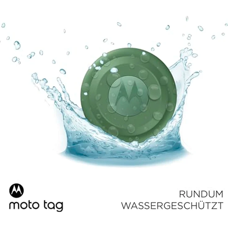 Motorola Moto Tag – Smart Tracker, Jade Green (Android 9+ kompatibel, Bluetooth 5.4, IP67 Wasserschutz, USB-C, Ultrabreitband, Finder für Schlüssel, Gepäck UVM) – Bild 5