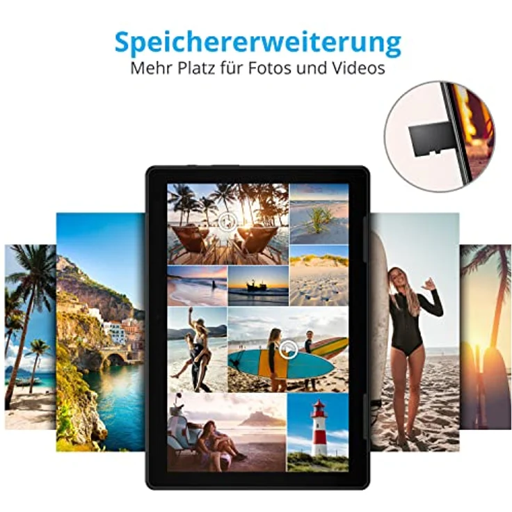 Medion LIFETAB E10713 Full-HD-Auflösung 10 Zoll, LTE-Tablet, Quad-Core, 3 GB RAM, 64 GB Speicher, Android, Schwarz (MD60217) – Bild 5