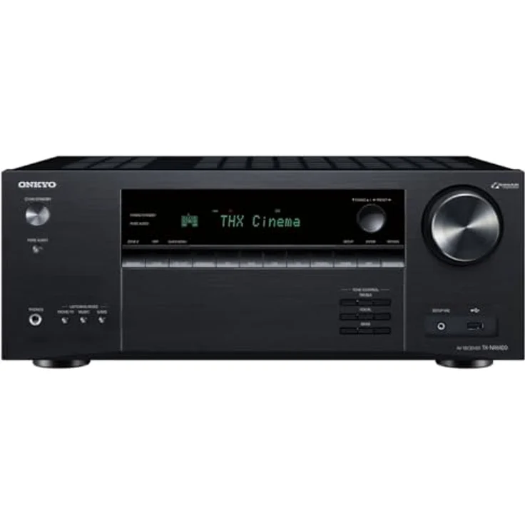 Onkyo TXNR6100M2 Aktion Verstärker mit THX® Certified Select, 8K Ultra HD, und Dolby Atmos, 5 GHz/2,4 GHz Dual-Band Wi-Fi® - Schwarz – Bild 2