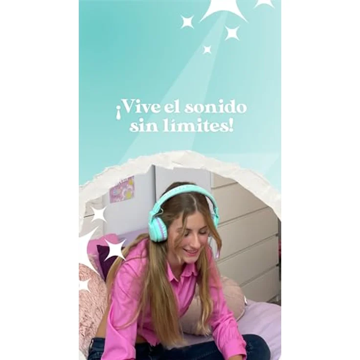 KIDS LICENSING Wow Generation Kabellose Kopfhörer, 5.0-Bluetooth, Mikrofon, 6-8 Stunden Akkulaufzeit, Pink – Bild 7