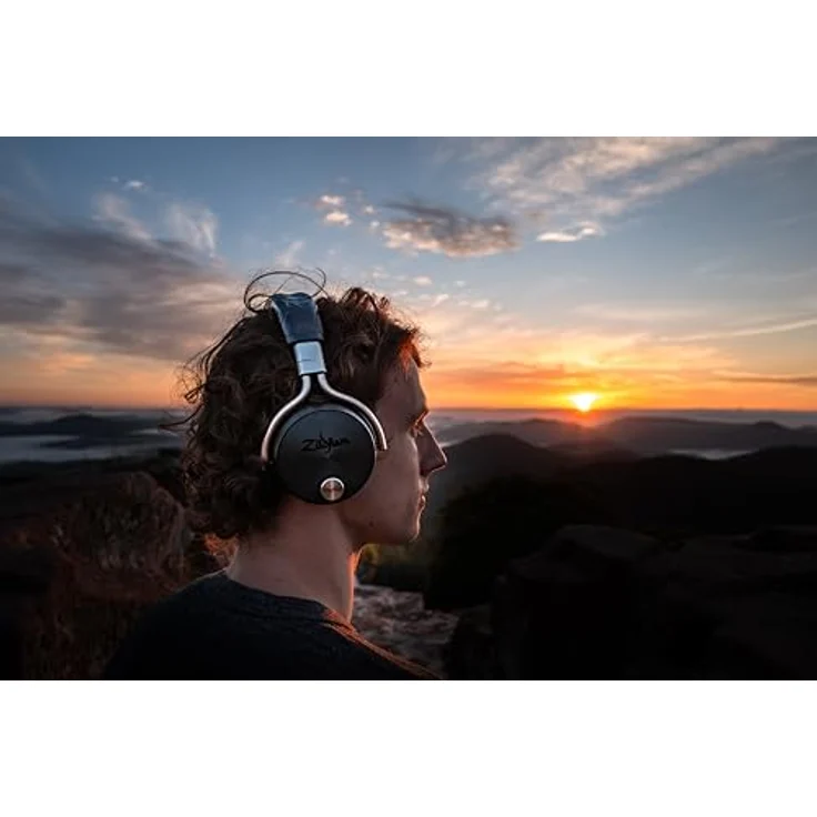 Zildjian ALCHEM-E Perfect Tune Over Ear Kopfhörer, Wireless Kopfhörer mit aktiver Geräuschunterdrückung, bis zu 45 Stunden Akkulaufzeit, Schwarz – Bild 4