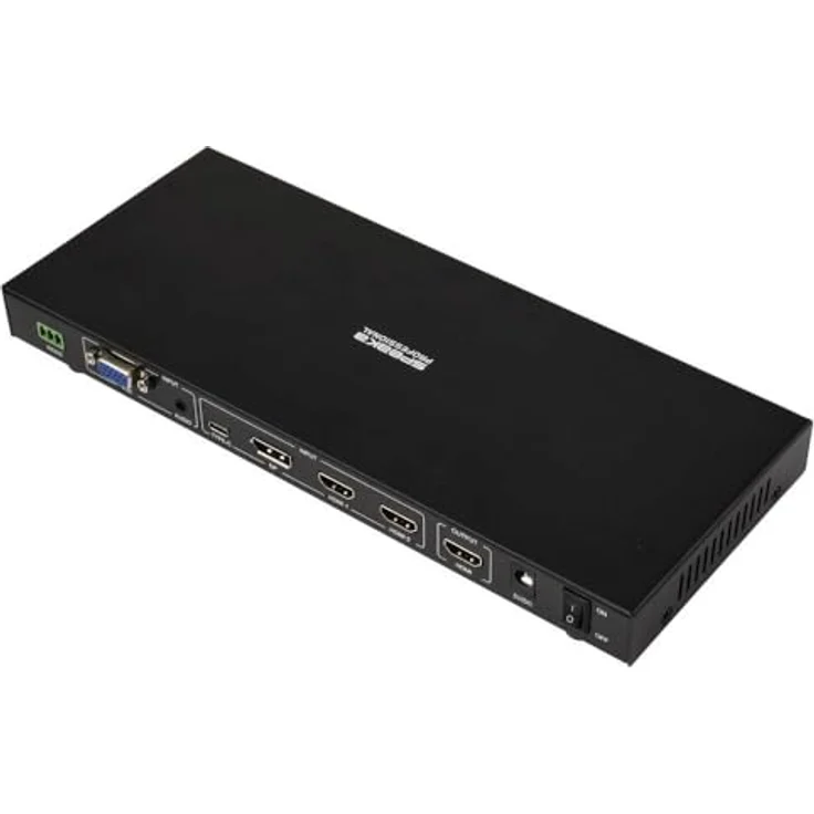 SpeaKa Professional SP-HDPS-300 HDMI-Switch, 4K Switch Box für industrielle Anwendungen, 3840 x 2160 Pixel – Bild 2