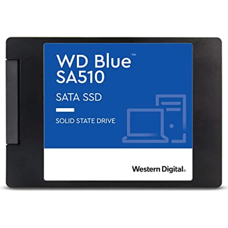 WD Blue SA510 SATA SSD 2 TB 2,5 Zoll (Lesen bis 560 MB/s, Schreiben bis 520 MB/s, Upgrade für PC/Laptop, dreimonatiges Probeabo von Dropbox Professional, Western Digital SSD Dashboard) – Bild 1
