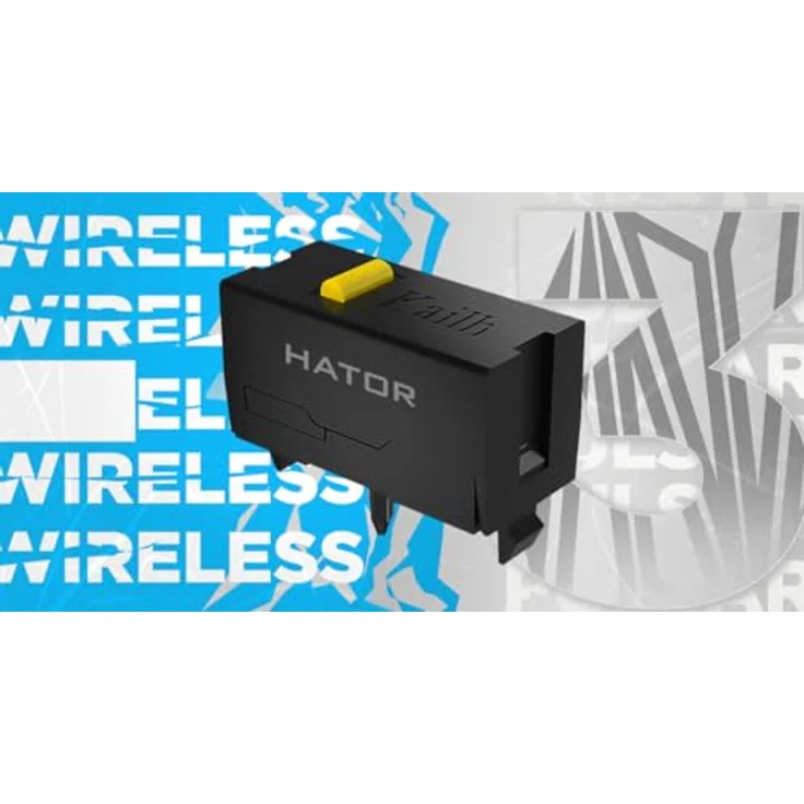 Hator Pulsar 3 Wireless (Kabellos), Maus, Schwarz – Bild 7