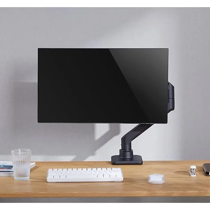 LogiLink Monitorhalterung für 17–49", mit Gasdruckfeder, geeignet für Flat & Curved Monitore, Aluminium – Bild 3