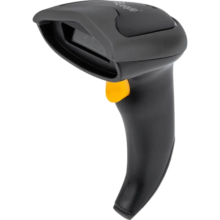 equip Barcode Handscanner 2D Laser Kabel USB 1D2D, Barcode-Scanner, Schwarz