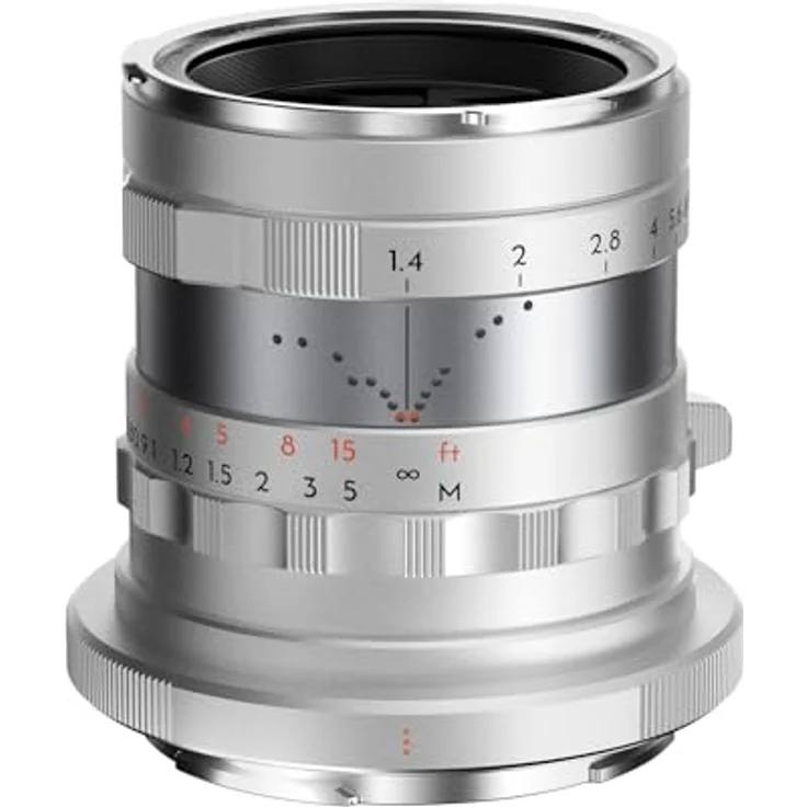 THYPOCH Simera 35mm f1.4, Full-Frame Fotografie Objektiv für Nikon Z-Mount, Silber, mit großem Bokeh und Naheinstellgrenze von 0.45 m – Bild 3