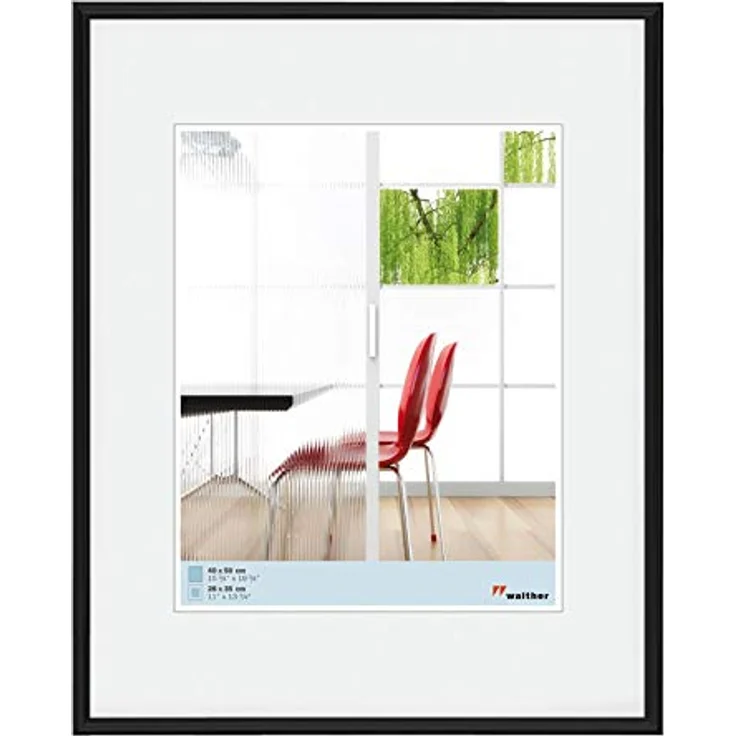 Walther Galeria Kunststoff-Rahmen 050X075 SCHWARZ – Bild 3