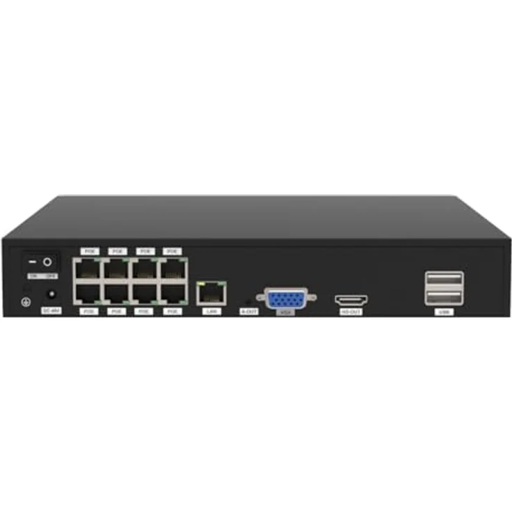 Foscam FNA108E-B4-2T 8-Kanal 4K 8 MP PoE Videoüberwachungsset in Weiß mit 4x Überwachungskamera, 2 TB HDD, Zwei-Wege-Audio und Alarmsirene – Bild 6