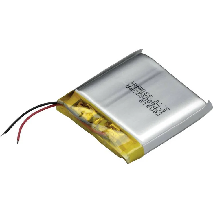 Renata ICP602823PA, Spezial-Akku Prismatisch LiPo 3.7V 350 mAh für Industrie- und Hobby-Anwendungen