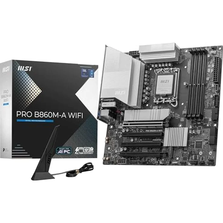 MSI PRO B860M-A WiFi, Mainboard mit WLAN-Ausstattung – Bild 1