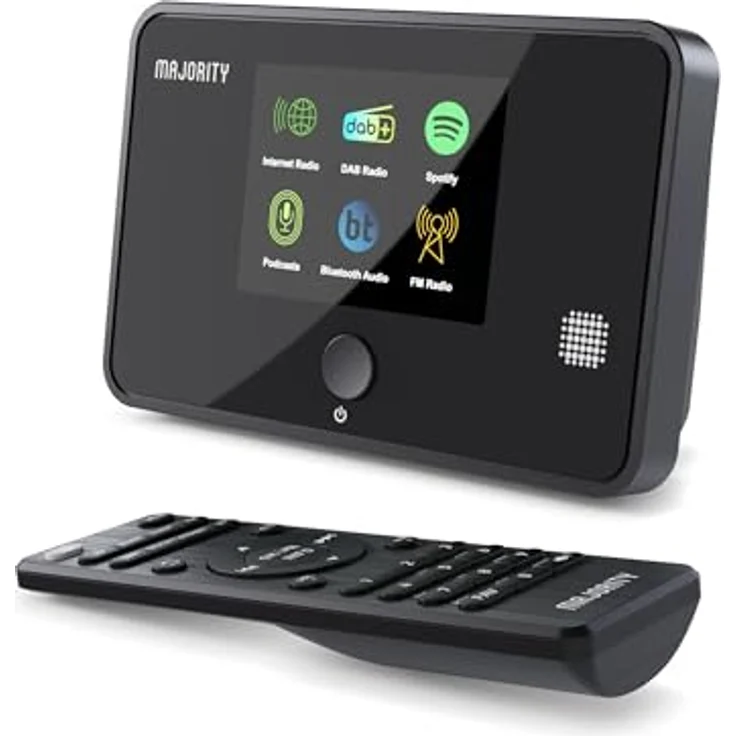 MAJORITY Robinson Tuner Internetradio WLAN | DAB+ Adapter Bluetooth | HiFi Streaming mit Spotify Connect | Digitalradio Stereo Receiver | Aktive Lautsprecher erforderlich, keine im Lieferumfang enthalten – Bild 1