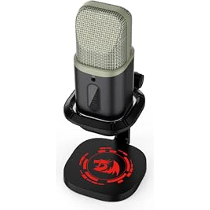 Redragon GM305 ECHOWAVE, Mikrofon mit RGB-Beleuchtung, Niere und Omnidirektional, USB-C Anschluss, hohe Abtastrate bis 192 kHz, Touch-Lautstärkeregelung – Bild 4