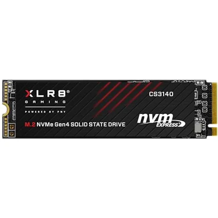 PNY CS3140, 8000 GB M.2 NVMe Gen4 x4 SSD, extrem leistungsstark für Gamer und Profis