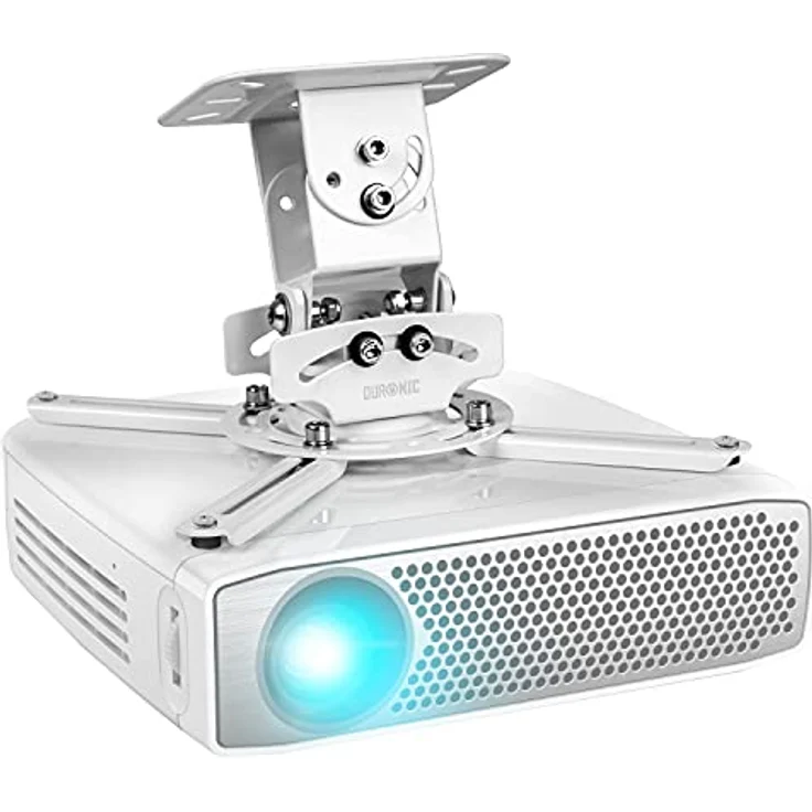 Duronic PB05XB Beamer Halterung | Universal Wandhalterung für Projektoren | drehbar und schwenkbar | Traglast bis zu 13,6 kg | 360° Rotation – Bild 1
