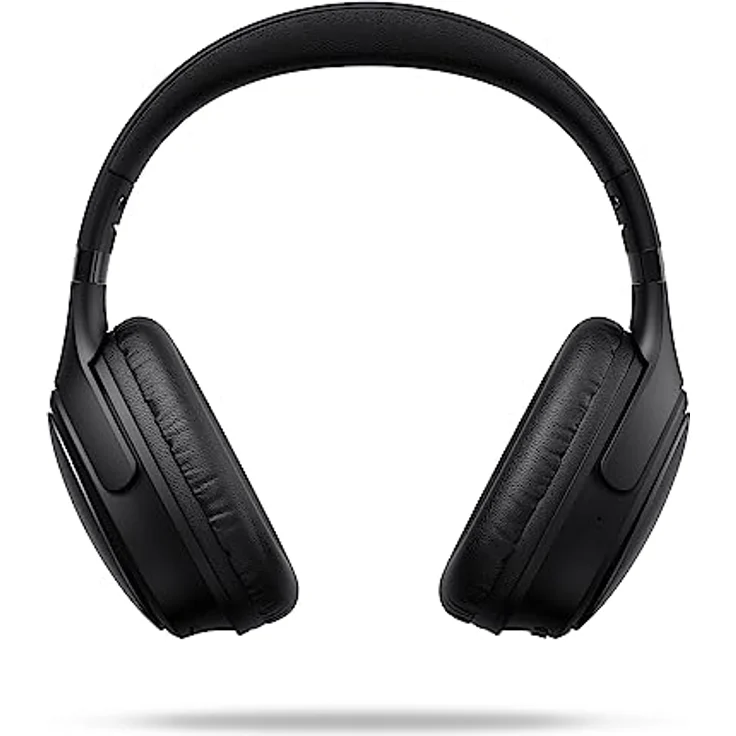 Veho ZB-4, Kabellose Over-Ear-Kopfhörer mit Mikrofon, 36h Spielzeit, 5.3 Bluetooth, 44mm Treiber, USB-C Laden, schwarz – Bild 5