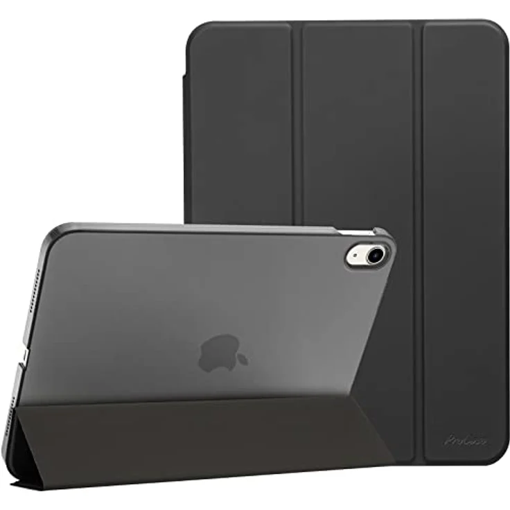 ProCase Hülle für iPad 10/11 Generation 10.9 Zoll 2022, Leicht Dünn Schutzhülle mit Auto Wake/Sleep, Schwarz – Bild 1