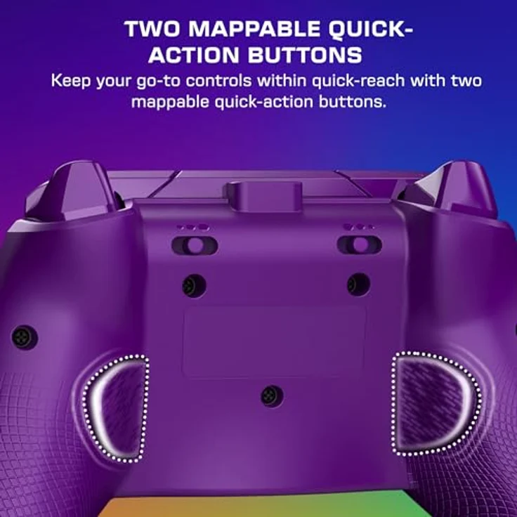 Turtle Beach Afterglow Wave Wired Controller · XB · Violett, Gaming Controller für Xbox Series X/S, Xbox One S und PC mit RGB-Beleuchtung, programmierbaren Tasten und ergonomischem Design – Bild 3