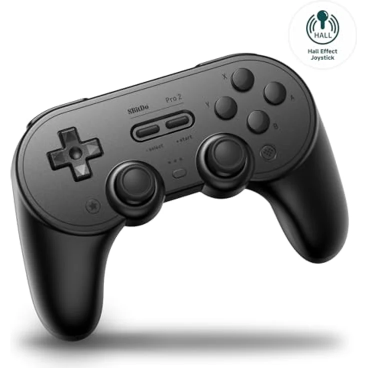 8bitdo SN30 Pro, Bluetooth Gaming Controller mit Hall-Effekt-Joysticks, kompatibel mit Mac, Android, Switch, iOS, Schwarz – Bild 1