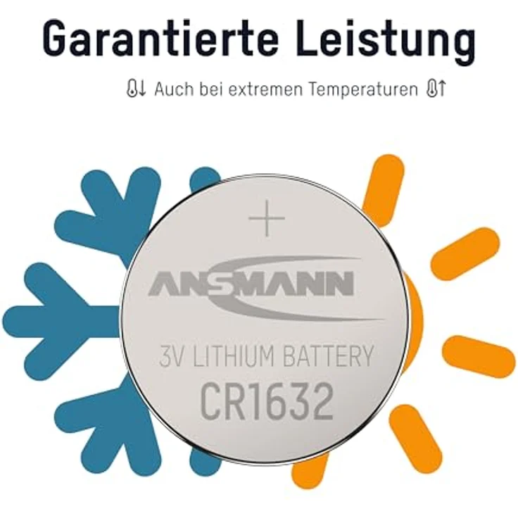 ANSMANN 1516-0004 Knofpzelle Batterie Lithium CR 1632 - 3V – Bild 5