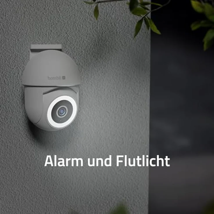 Hombli 4K QHD Pan & Tilt Überwachungskamera Aussen | WLAN | Farbige Nachtsicht | Bewegungsaktiviertes Flutlicht & Alarm | IP65 | Kompatibel mit Alexa & Google – Bild 4