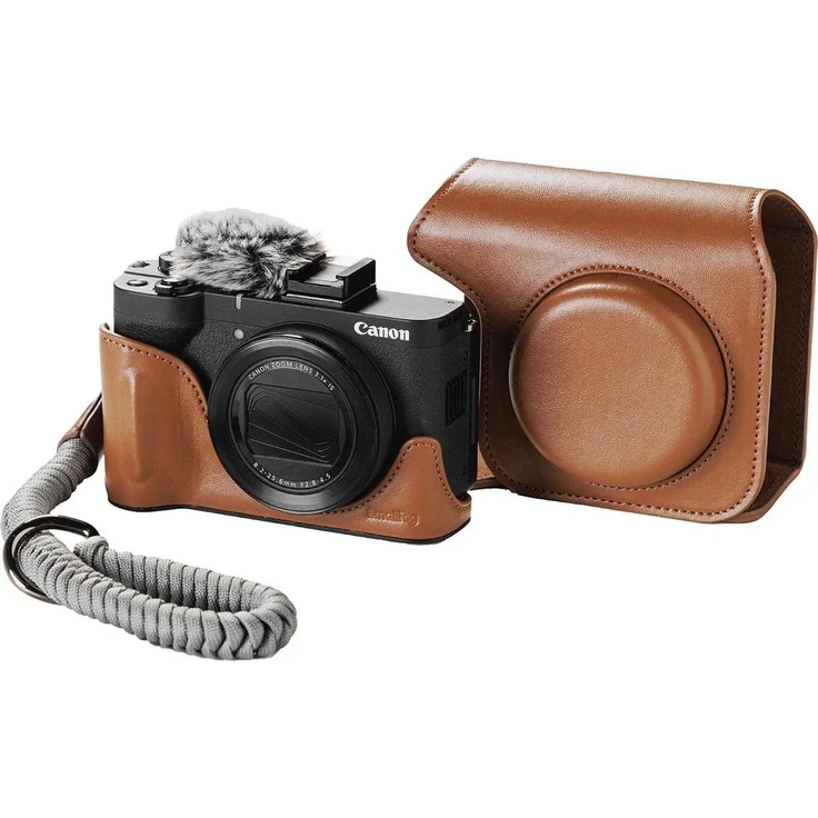 SmallRig 5385, Kameratasche aus strapazierfähigem PU-Leder, Braun, 360° Schutz für Kameras mit präziser Passform