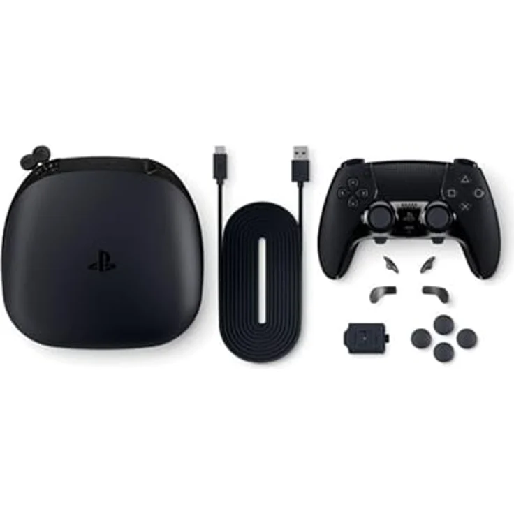 Sony Playstation DualSense Edge, Gamepad mit taktilem Feedback und adaptiven Auslösern, Midnight Black – Bild 3