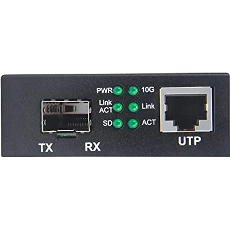 Intellinet Medienkonverter, Transceiver, Schwarz - 10 GigE, 5 GigE, 2.5 GigE, RJ-45 / SFP+ bis zu 100 m – Bild 3