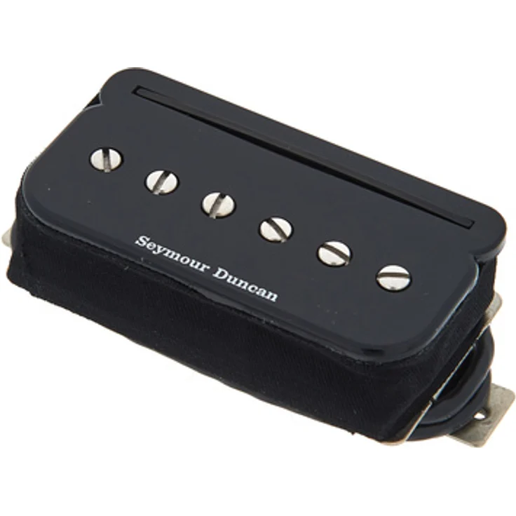 Seymour Duncan SHPR-1B P-Rail, Multivocie Humbucker Tonabnehmer mit P90 & Rail in einem Gehäuse, splitbar, Bridge Position, schwarz