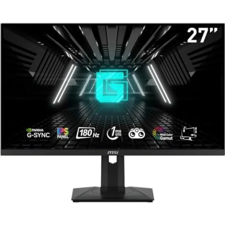 MSI G274FDE Office-Monitor, 27 Zoll, Full HD, silber – Bild 1