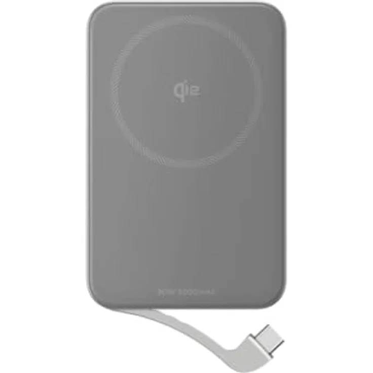 EcoFlow Powerbank RAPID 5000 Silver, kabelloses Laden, integriertes USB-C-Kabel – Bild 6