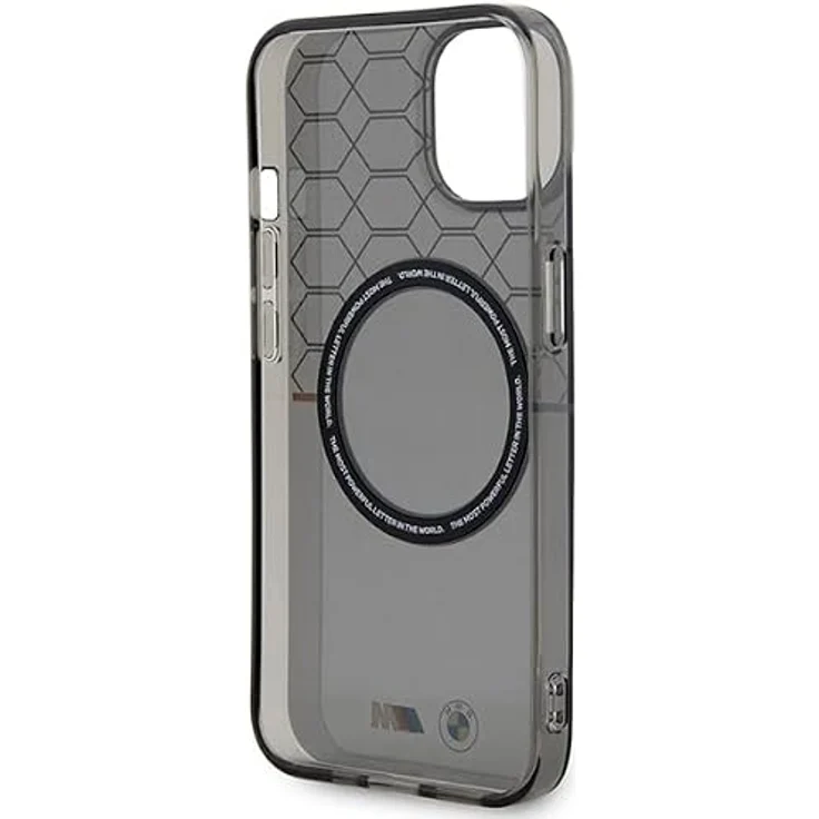 BMW Pattern MagSafe Case für iPhone 14 Plus, stilvolle Handyhülle in grau mit luxuriösem Design – Bild 7
