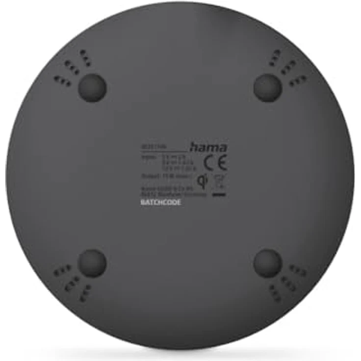 Hama Wireless Charger, QI Ladepad 15W, Schwarz - Induktive Schnellladetechnologie für Smartphones – Bild 4