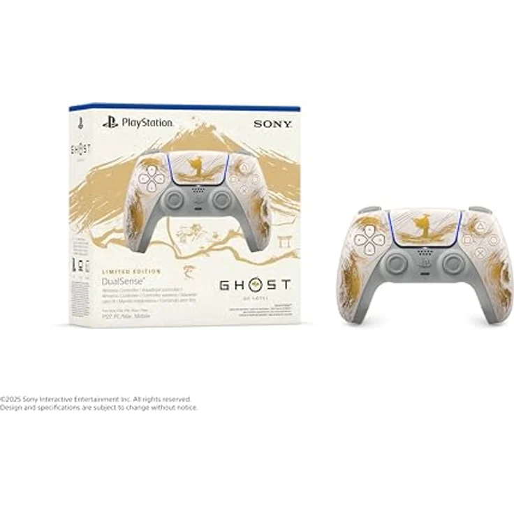 Playstation DualSense® Wireless Controller – Ghost of Yōtei™ Gold Limited Edition mit haptischem Feedback und adaptiven Triggern – Bild 1