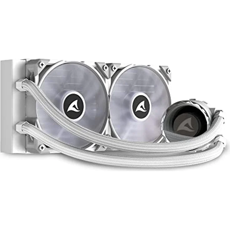 Sharkoon S80 RGB, AIO Wasserkühlung weiß, Typ 240 – Bild 5