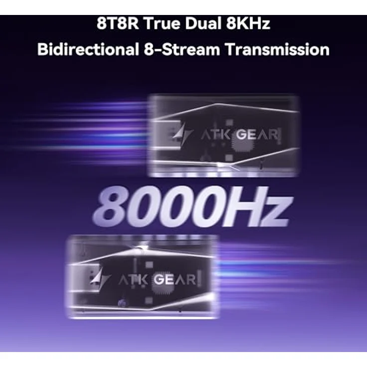 ATK Blazing Sky U2 V2 Gaming-Maus, kabellos mit PAW3950 Ultra Sensor, 8K Hz Polling Rate, leichtes Design - weiß – Bild 6