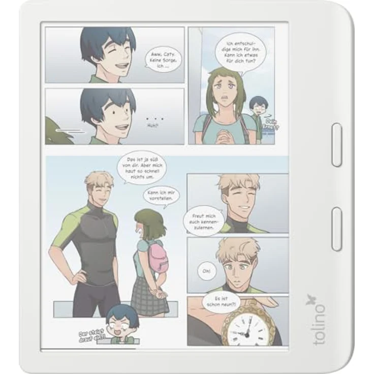 Tolino vision color, eReader mit 7-Zoll E Ink Kaleido 3 Display, 32 GB Speicher, ergonomische Form, wasserabweisend IPX8, weiß – Bild 7