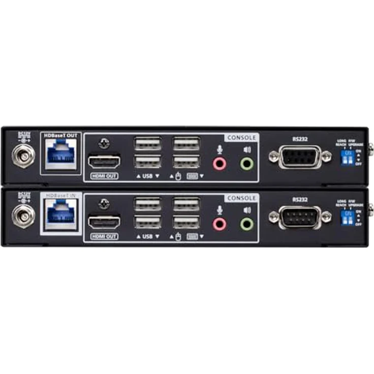 ATEN CE840 USB True 4K HDMI KVM Extender, HDBaseT 3.0 - 4K Videoqualität, Rackmontierbar, HDR10+, schwarz – Bild 3