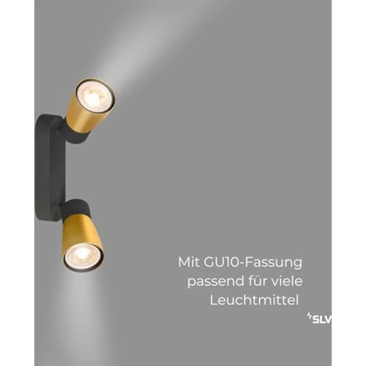 SLV PURI 2.0 DOME, Deckenleuchte, Wandleuchte, Schwarz - Flexibel dreh- und schwenkbar, reduzierter industrieller Look, einfache Montage – Bild 3