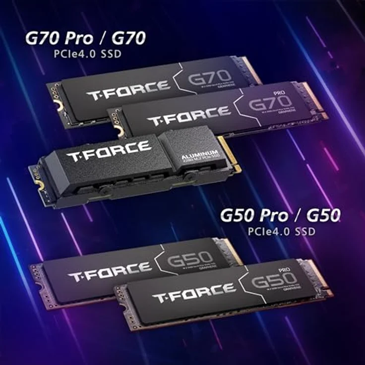 TEAMGROUP SSD T-Force G50 2 TB, ultraschlanker Graphen-Kühlkörper, optimierter Leistungsbetrieb – Bild 5