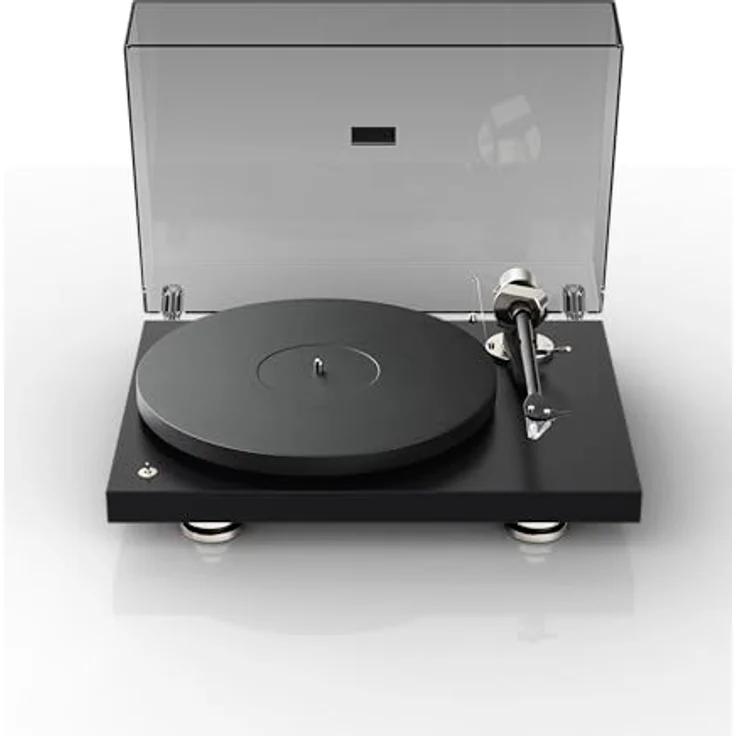 Pro-Ject Audio Systems Debut PRO B, Plattenspieler mit True Balanced Tonarm und elektronischer Geschwindigkeitsumschaltung, Pick it PRO B, Satin Schwarz – Bild 2