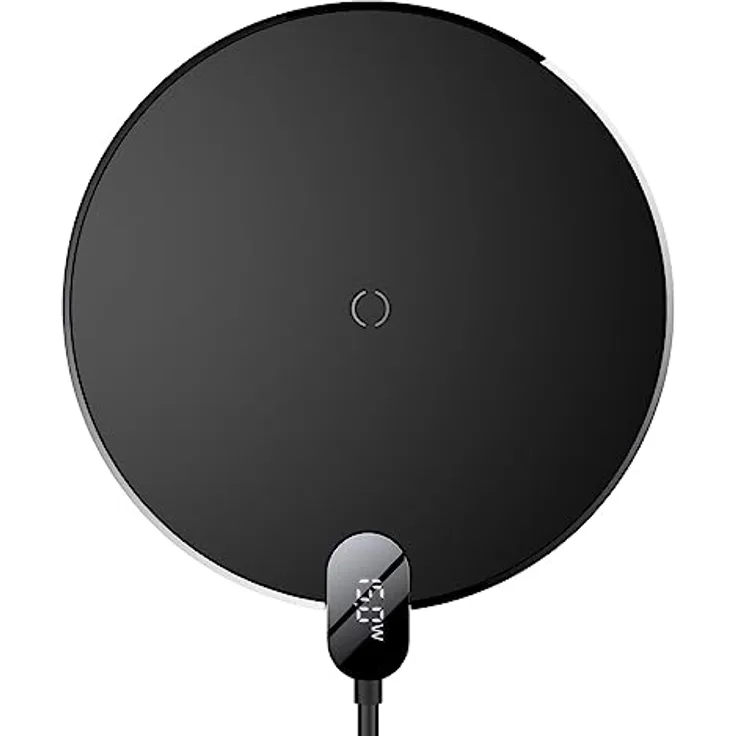Baseus Inductive Wireless Charger Digital LED 15 W (schwarz)