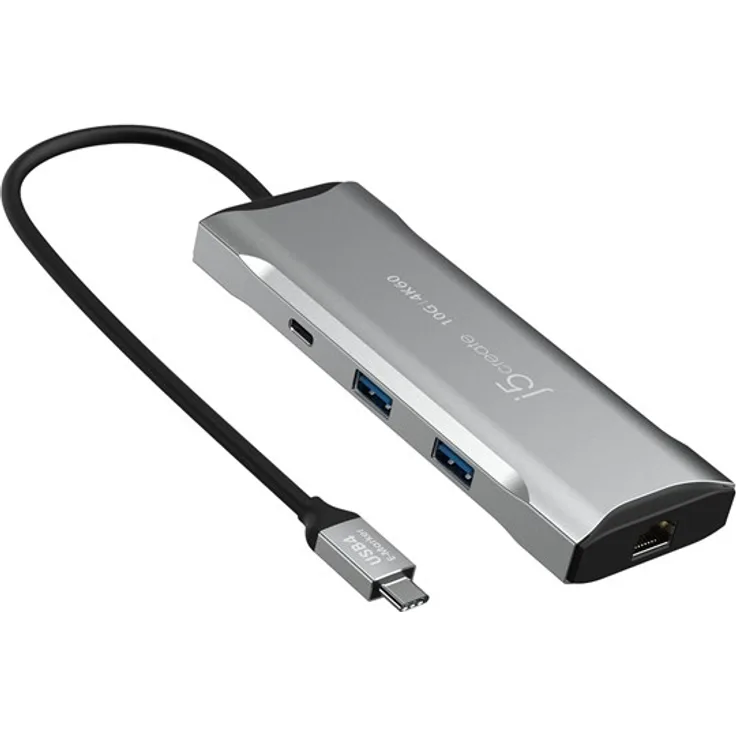 j5create JCD393-N, 4K60 Elite USB-C Mini Dock mit 10Gbps Geschwindigkeit und HDMI Anschluss