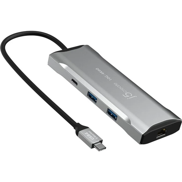j5create JCD393-N, 4K60 Elite USB-C Mini Dock mit 10Gbps Geschwindigkeit und HDMI Anschluss