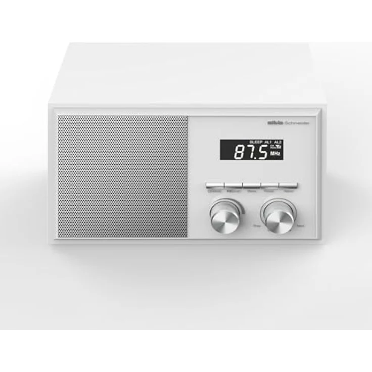 Silva Schneider Mono 1976 BT, Radiowecker mit Bluetooth, FM-Radio, Weckfunktion, Weiss – Bild 2