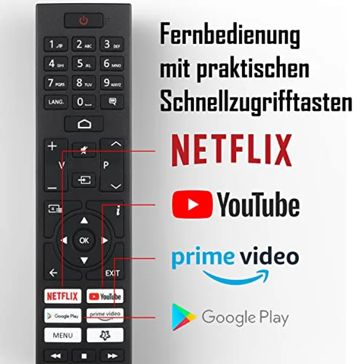 JVC LT-24VAH3255 24 Zoll Fernseher/Android TV (HD Ready, HDR, Triple-Tuner, Smart TV, Bluetooth) [2023] – Bild 4