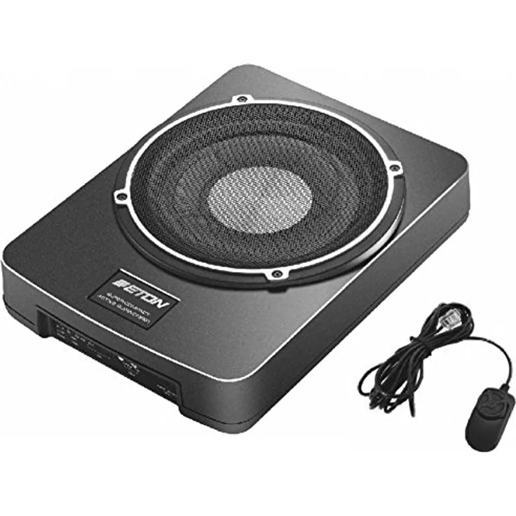 ETON USB 10 Aktivwoofer unter dem Sitz, 250mm Subwoofer mit 175 WRMS, schwarz