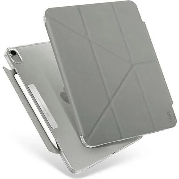 Uniq Camden Tablet Case, faltbare Hülle für iPad Air 10.9" (2020), grau mit integriertem Ständer